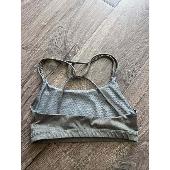 Nike Training Indy light support sports bra in grey marl size S - Picture 4 of 5